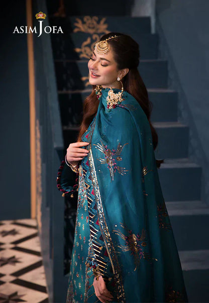 Asim Jofa | Fasana e Ishq Eid Luxury Lawn | AJFI-20 - Pakistani Dress - Maria Faisal