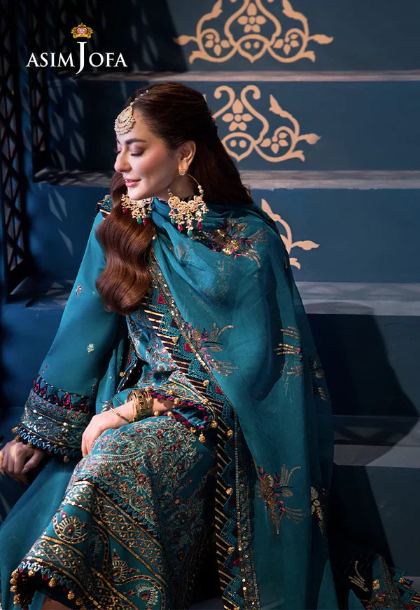 Asim Jofa | Fasana e Ishq Eid Luxury Lawn | AJFI-20 - Pakistani Dress - Maria Faisal