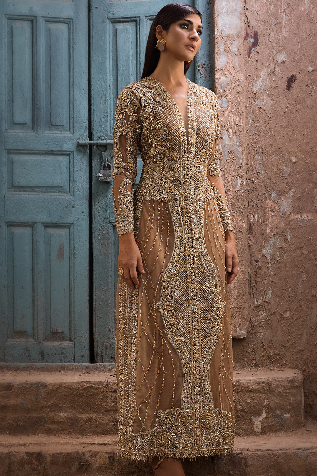 Erum Khan | Dazzling Fiesta | Rosewood - Bridal Dress - available at Maria Faisal in UK and USA.