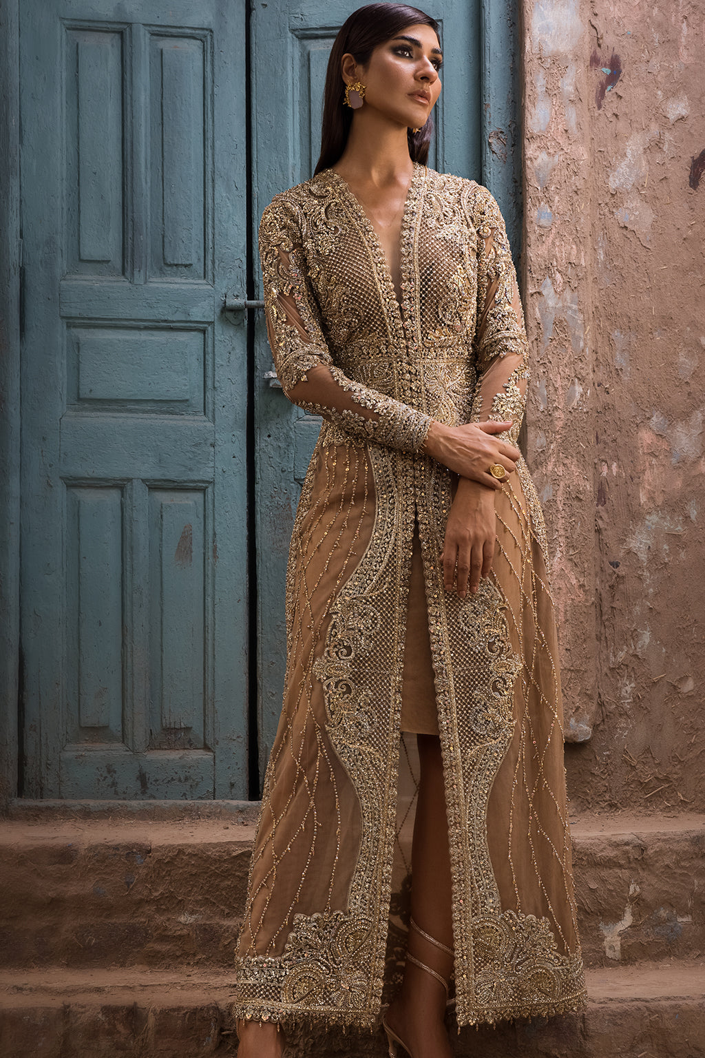 Erum Khan | Dazzling Fiesta | Rosewood - Bridal Dress - available at Maria Faisal in UK and USA.