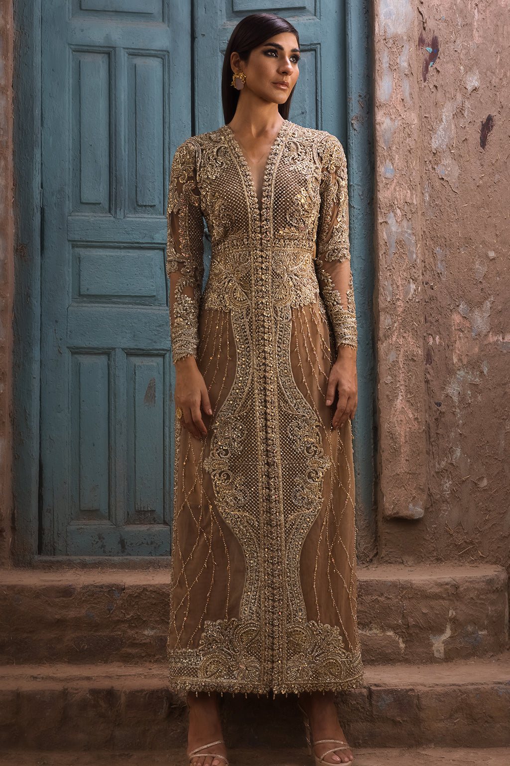 Erum Khan | Dazzling Fiesta | Rosewood - Bridal Dress - available at Maria Faisal in UK and USA.