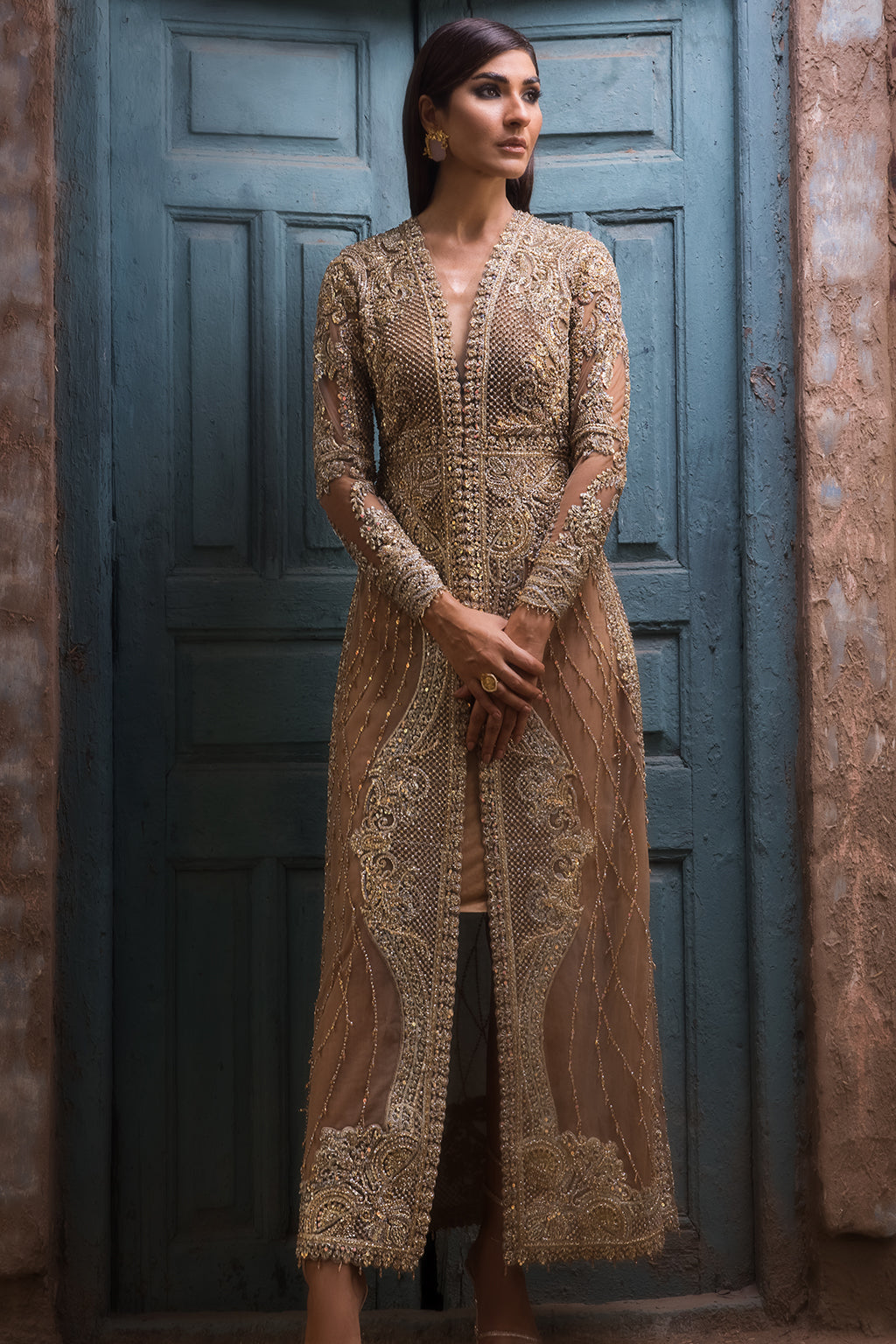 Erum Khan | Dazzling Fiesta | Rosewood - Bridal Dress - available at Maria Faisal in UK and USA.