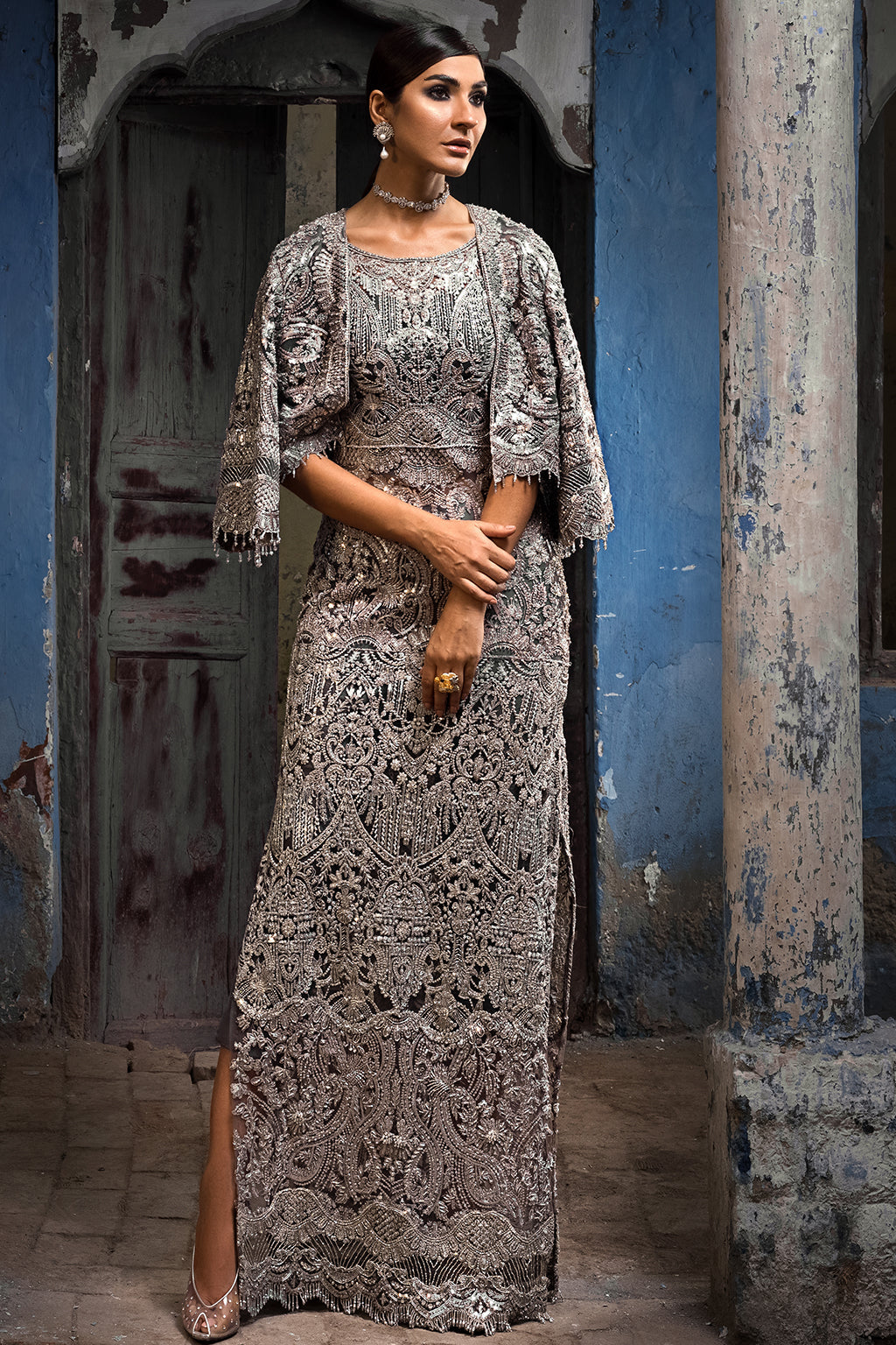 Erum Khan | Dazzling Fiesta | Stella - Bridal Dress - available at Maria Faisal in UK and USA.