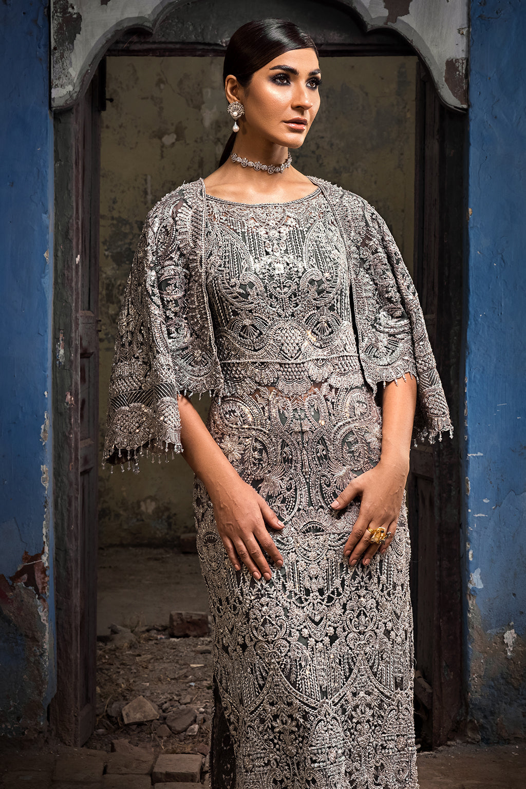 Erum Khan | Dazzling Fiesta | Stella - Bridal Dress - available at Maria Faisal in UK and USA.