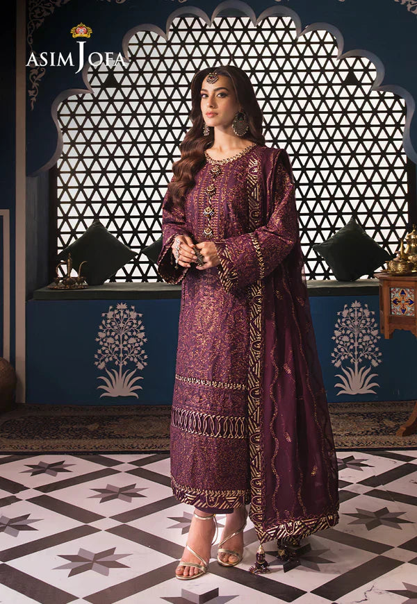 Asim Jofa | Fasana e Ishq Eid Luxury Lawn | AJFI-06 - Pakistani Dress - Maria Faisal