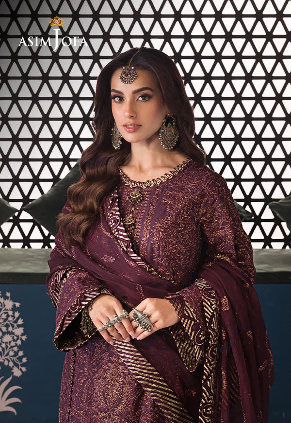 Asim Jofa | Fasana e Ishq Eid Luxury Lawn | AJFI-06 - Pakistani Dress - Maria Faisal