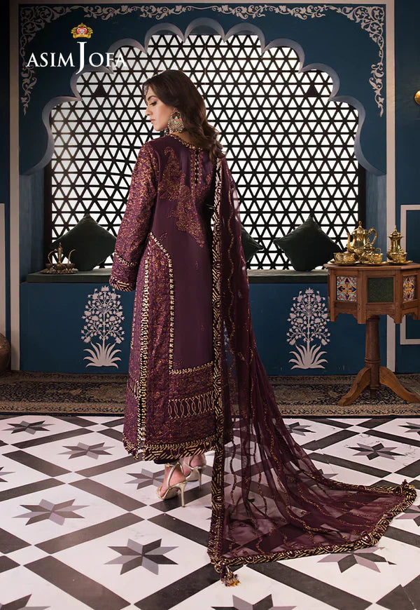 Asim Jofa | Fasana e Ishq Eid Luxury Lawn | AJFI-06 - Pakistani Dress - Maria Faisal
