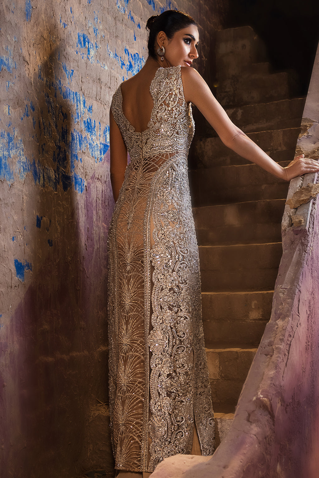 Erum Khan | Dazzling Fiesta | Daisy - Bridal Dress - available at Maria Faisal in UK and USA.