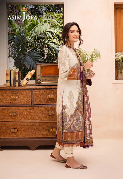 Asim Jofa | Prints Essentials | AJUB-11 - Pakistani Dress - Maria Faisal