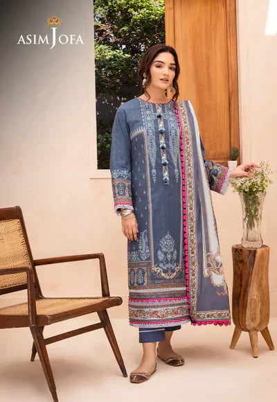 Asim Jofa | Prints Essentials | AJUB-14 - Pakistani Dress - Maria Faisal