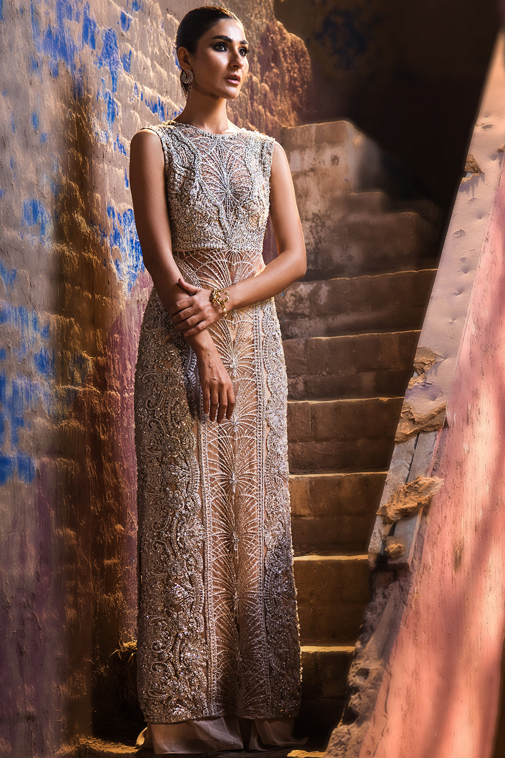 Erum Khan | Dazzling Fiesta | Daisy - Bridal Dress - available at Maria Faisal in UK and USA.