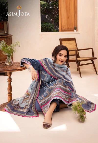 Asim Jofa | Prints Essentials | AJUB-14 - Pakistani Dress - Maria Faisal
