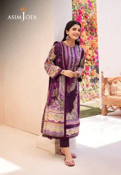 Asim Jofa | Prints Essentials | AJUB-10 - Designer Dress - Maria Faisal