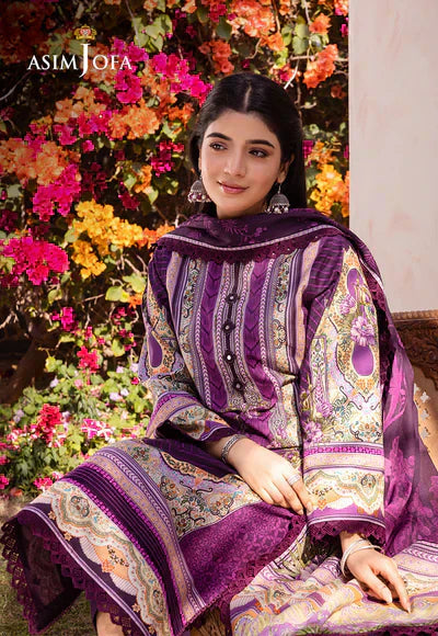 Asim Jofa | Prints Essentials | AJUB-10 - Designer Dress - Maria Faisal