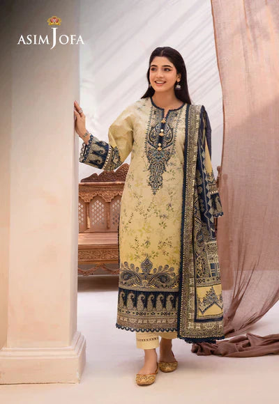 Asim Jofa | Prints Essentials | AJUB-15 - Pakistani Dress - Maria Faisal