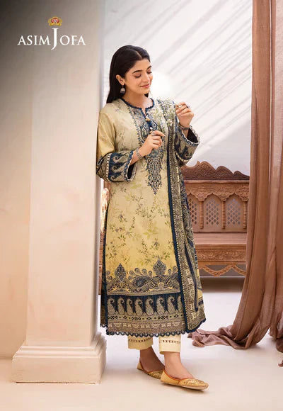 Asim Jofa | Prints Essentials | AJUB-15 - Pakistani Dress - Maria Faisal