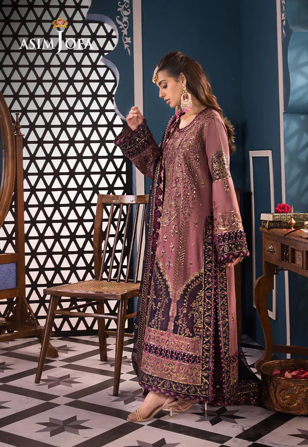 Asim Jofa | Fasana e Ishq Eid Luxury Lawn | AJFI-22 - Pakistani Dress - Maria Faisal