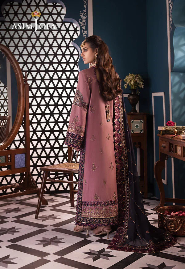 Asim Jofa | Fasana e Ishq Eid Luxury Lawn | AJFI-22 - Pakistani Dress - Maria Faisal