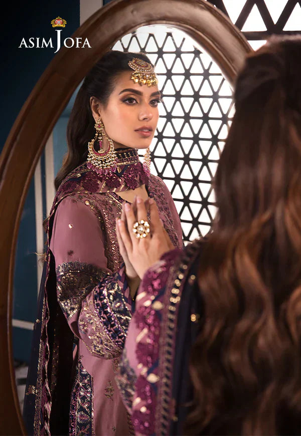 Asim Jofa | Fasana e Ishq Eid Luxury Lawn | AJFI-22 - Pakistani Dress - Maria Faisal