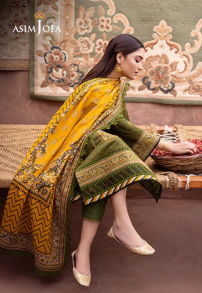 Asim Jofa | Prints Essentials | AJUB-01 - Pakistani Dress - Maria Faisal