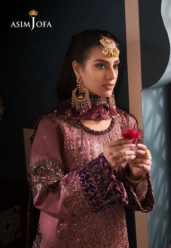 Asim Jofa | Fasana e Ishq Eid Luxury Lawn | AJFI-22 - Pakistani Dress - Maria Faisal
