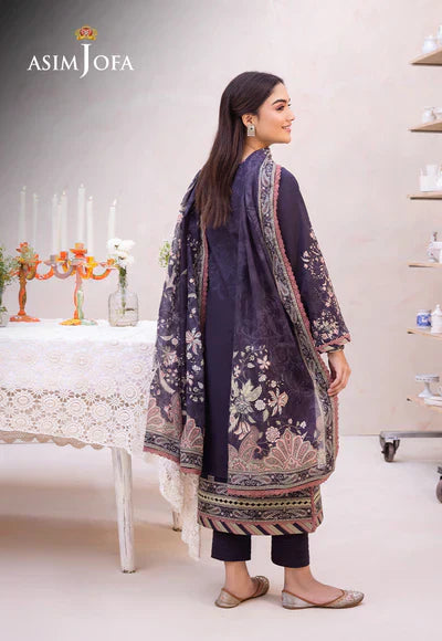 Asim Jofa | Prints Essentials | AJUB-08 - Pakistani Dress - Maria Faisal