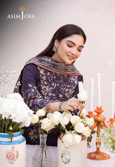 Asim Jofa | Prints Essentials | AJUB-08 - Pakistani Dress - Maria Faisal