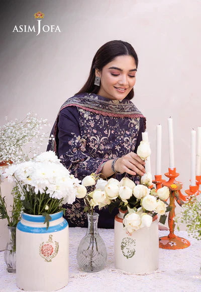 Asim Jofa | Prints Essentials | AJUB-08 - Pakistani Dress - Maria Faisal