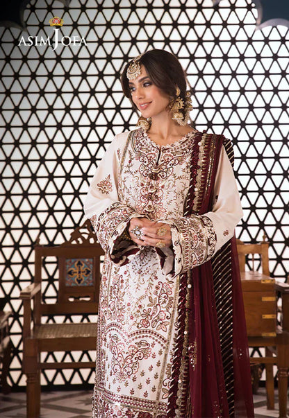 Asim Jofa | Fasana e Ishq Eid Luxury Lawn | AJFI-13 - Pakistani Dress - Maria Faisal