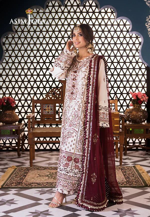 Asim Jofa | Fasana e Ishq Eid Luxury Lawn | AJFI-13 - Pakistani Dress - Maria Faisal