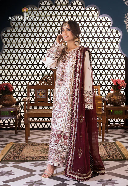 Asim Jofa | Fasana e Ishq Eid Luxury Lawn | AJFI-13 - Pakistani Dress - Maria Faisal
