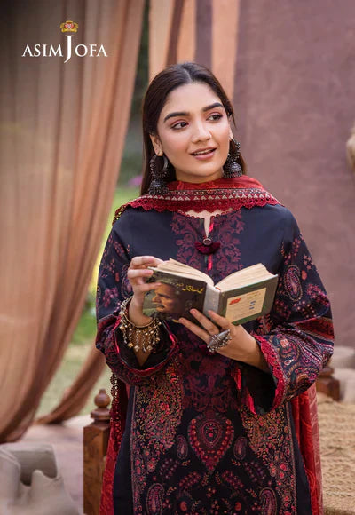 Asim Jofa | Prints Essentials | AJUB-12 - Pakistani Dress - Maria Faisal