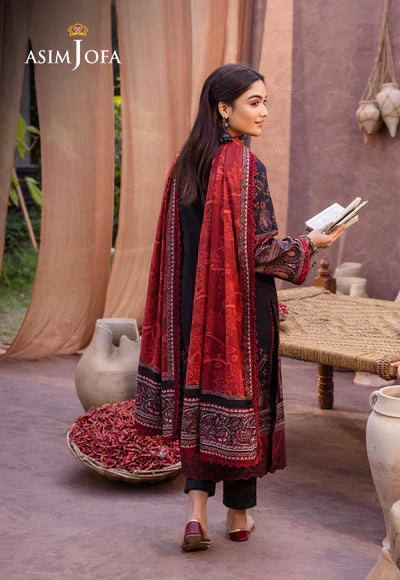 Asim Jofa | Prints Essentials | AJUB-12 - Pakistani Dress - Maria Faisal