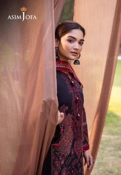 Asim Jofa | Prints Essentials | AJUB-12 - Pakistani Dress - Maria Faisal