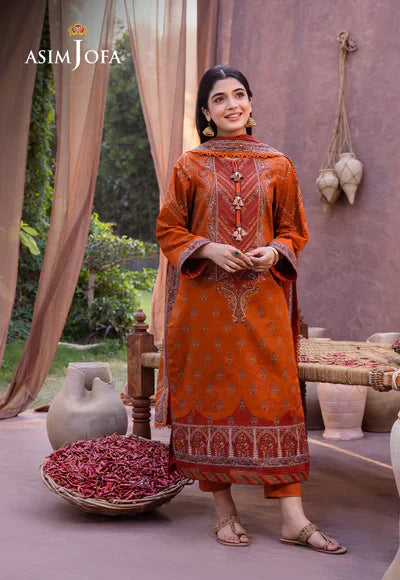 Asim Jofa | Prints Essentials | AJUB-07 - Pakistani Dress - Maria Faisal