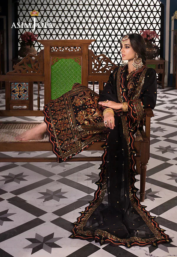 Asim Jofa | Fasana e Ishq Eid Luxury Lawn | AJFI-05 - Pakistani Dress - Maria Faisal