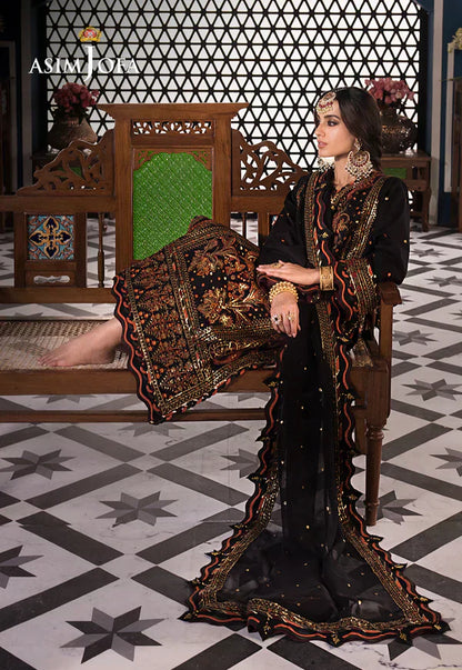 Asim Jofa | Fasana e Ishq Eid Luxury Lawn | AJFI-05 - Pakistani Dress - Maria Faisal