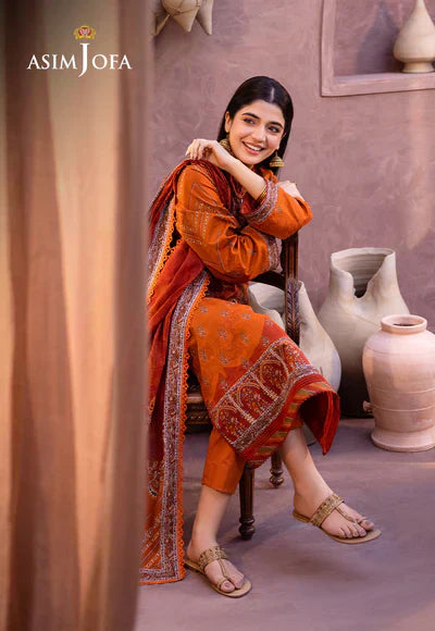 Asim Jofa | Prints Essentials | AJUB-07 - Pakistani Dress - Maria Faisal