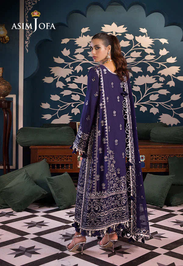 Asim Jofa | Fasana e Ishq Eid Luxury Lawn | AJFI-25 - Pakistani Dress - Maria Faisal