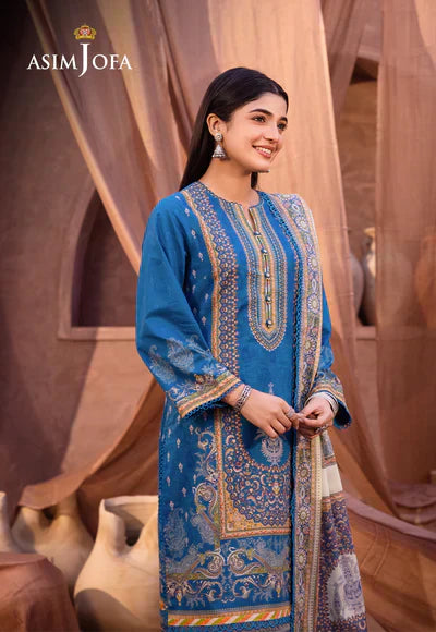 Asim Jofa | Prints Essentials | AJUB-16 - Pakistani Dress - Maria Faisal