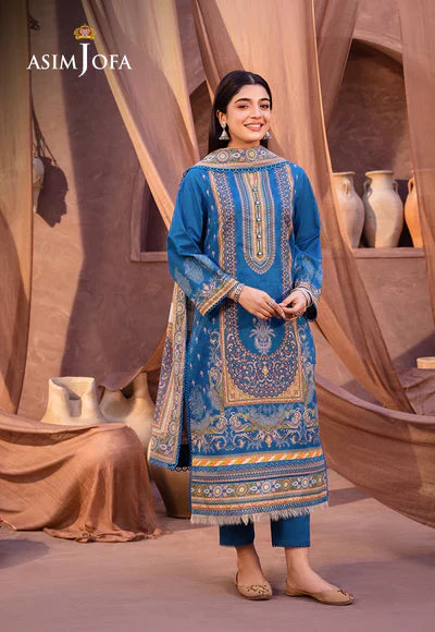 Asim Jofa | Prints Essentials | AJUB-16 - Pakistani Dress - Maria Faisal