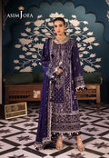 Asim Jofa | Fasana e Ishq Eid Luxury Lawn | AJFI-25 - Pakistani Dress - Maria Faisal