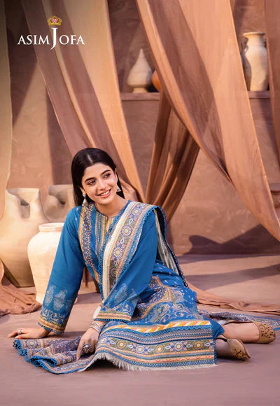Asim Jofa | Prints Essentials | AJUB-16 - Pakistani Dress - Maria Faisal
