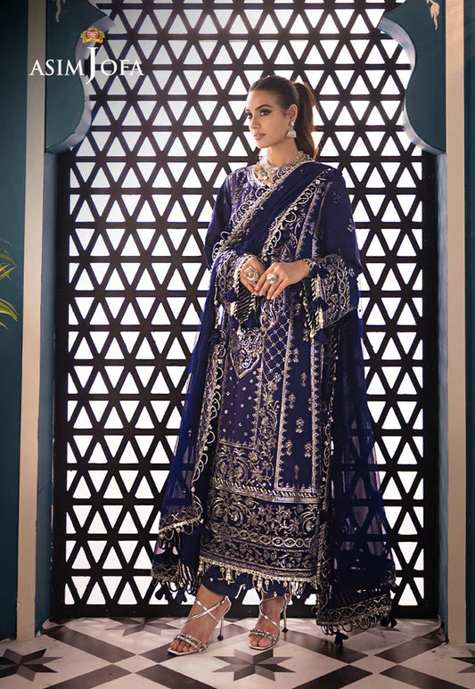 Asim Jofa | Fasana e Ishq Eid Luxury Lawn | AJFI-25 - Pakistani Dress - Maria Faisal