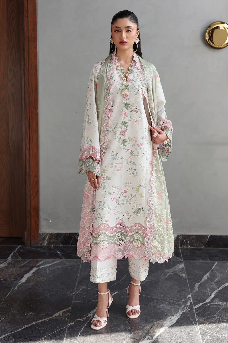 Qalamkar | Q Line Lawn 26 | QKL-09 SIAA - Luxury Dress - available at Maria Faisal in UK and USA.