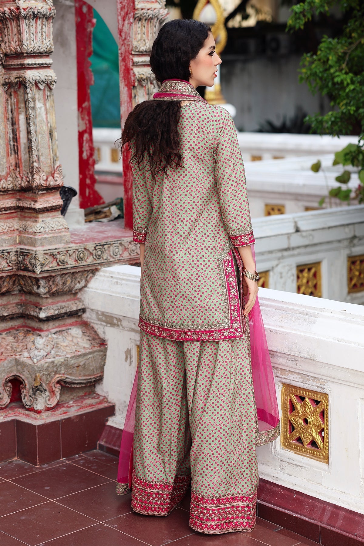 Charizma | Festive Pret  | CMA-6-172 - Dress - available at Maria Faisal in UK and USA.