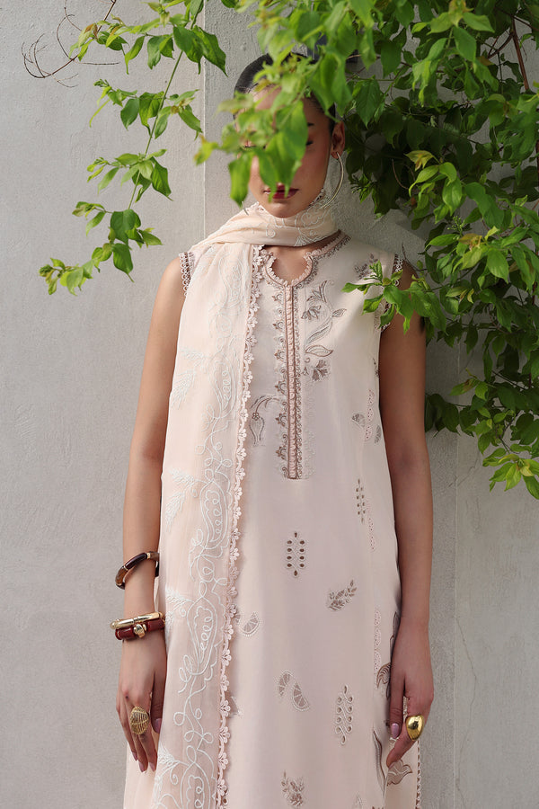 Qalamkar | Q Line Lawn 26 | QKL-10 MILA - Luxury Dress - available at Maria Faisal in UK and USA.