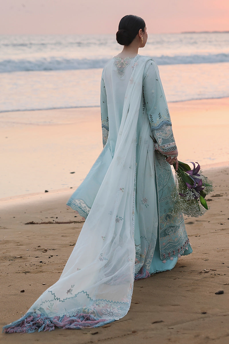 Qalamkar | Sahil Luxury Lawn 26 | SA-05 AYRA - Luxury Dress - available at Maria Faisal in UK and USA.