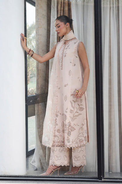 Qalamkar | Q Line Lawn 26 | QKL-10 MILA - Luxury Dress - available at Maria Faisal in UK and USA.