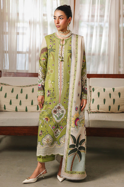 Qalamkar | QPrints Winter 25 | QW-07 (B) TAHLIA - Casual Dress - available at Maria Faisal in UK and USA.